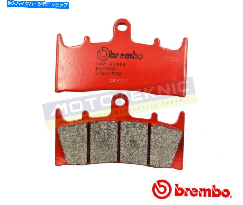 Brake Pads ブレンボSAセンターフロントロードブレーキパッドスズキGSXR 1000 K1-K2 2001-2002に合う Brembo SA Sintered Front Road Brake Pads to fit SUZUKI GSXR 1000 K1-K2 2001-2002【並行輸入品】