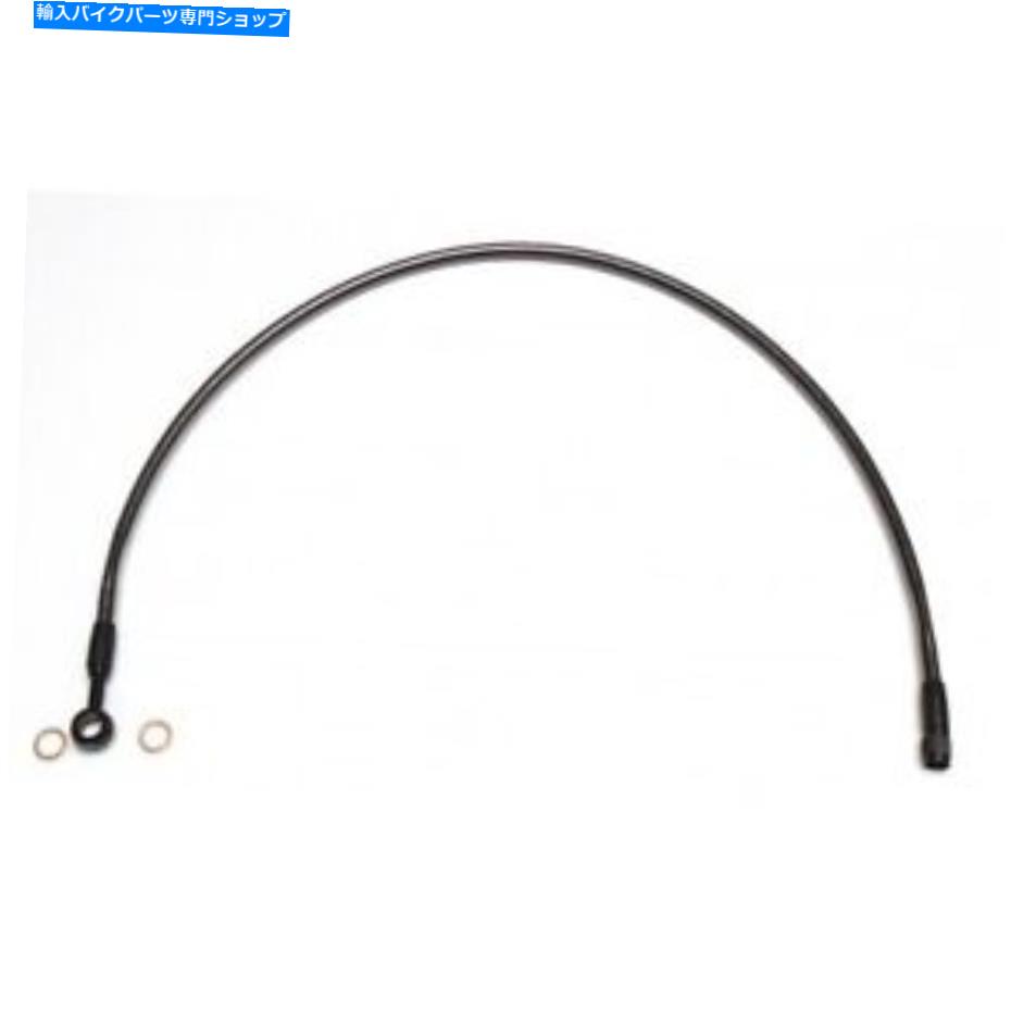 Hoses マグナム47625ステンレスフロントアッパーブレーキライン3/8インチ/10mm 180DEG。バンジョー25インチ。 Magnum 47625 Stainless Front Upper Brake Line 3/8in./10mm 180deg. Banjo 25in.【並行輸入品】