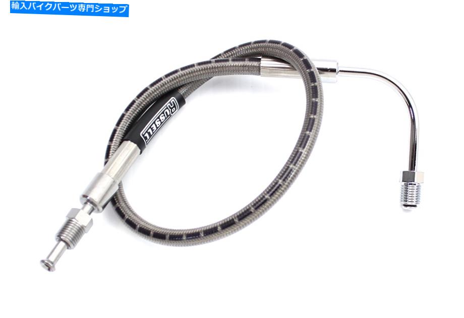 Hoses ステンレス鋼19インチフロントブレーキホースはハーレーデビッドソンに適合します Stainless Steel 19 inch Front Brake Hose fits Harley Davidson【並行輸入品】