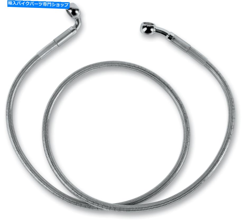 Hoses 2001年から2006年ハーレーソフトアイルデュースfxstdiブレーキラインフロントFXST '99 -'07 2001-2006 for Harley Softail Deuce FXSTDI Brake Line Front FXST '99-'07【並行輸入品】