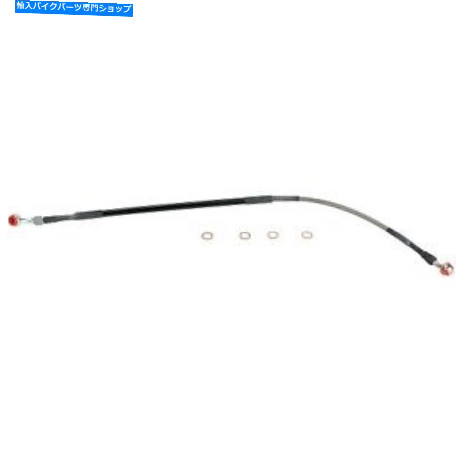 Hoses ムースレース-Y01-2021-ステンレス鋼編組ブレーキラインヤマハYZ 250、YZ 25 Moose Racing - Y01-2021 - Stainless Steel Braided Brake Line Yamaha YZ 250,YZ 25【並行輸入品】