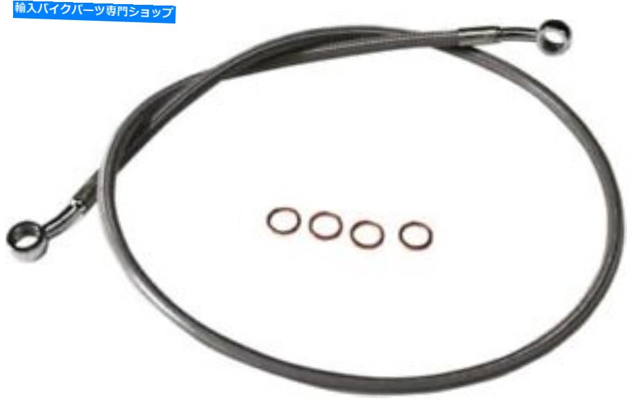 Hoses LAチョッパーズ-LA -8400B16-ステンレス編組ブレーキラインインディアンスカウト、スカウト60 LA Choppers - LA-8400B16 - Stainless Braided Brake Line Indian Scout,Scout Sixty【並行輸入品】