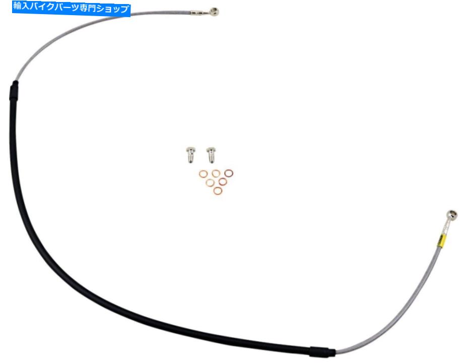 Hoses ガルファー編組ステンレス鋼フロントブレーキライン（FK003D264-1） Galfer Braided Stainless Steel Front Brake Line (FK003D264-1)【並行輸入品】