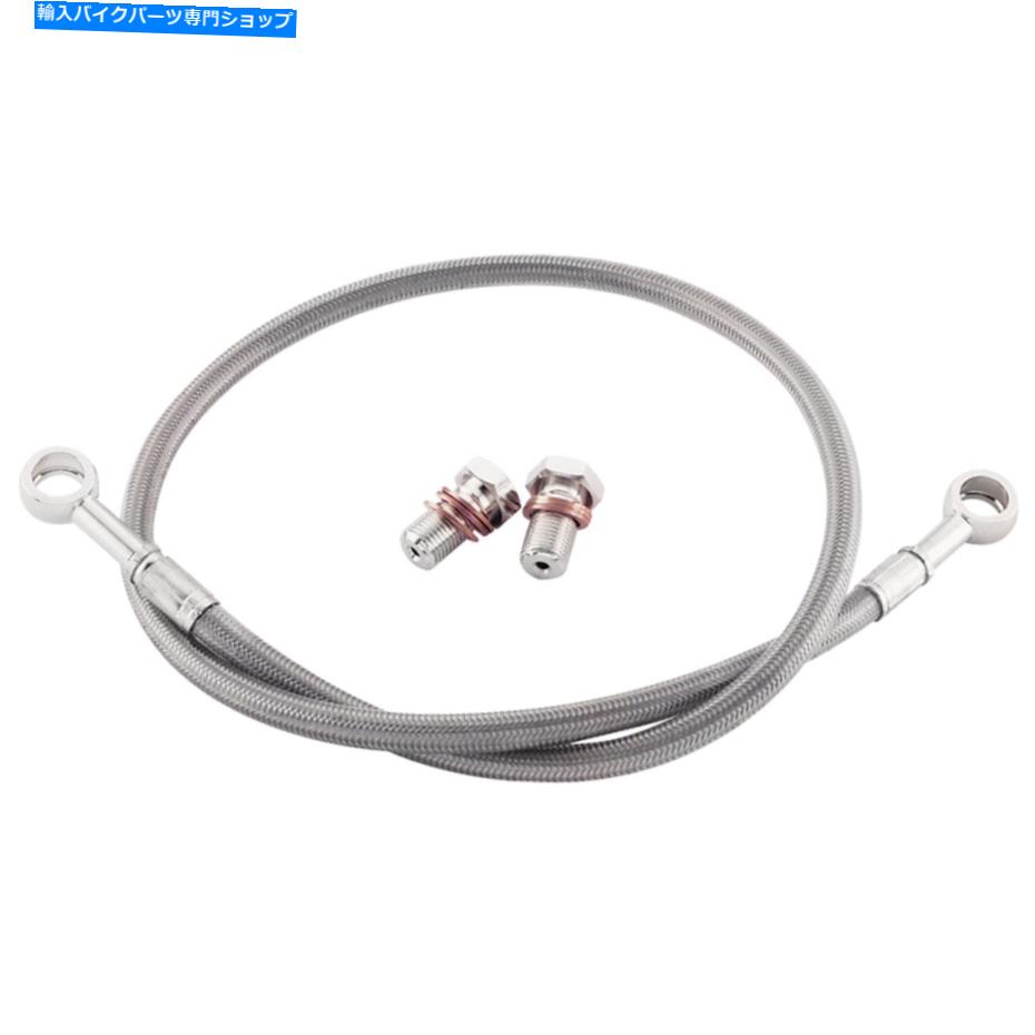 Hoses スズキD453R用のガルファーブレーキラインリアシルバー Galfer Brake Line Rear Silver For Suzuki D453R【並行輸入品】