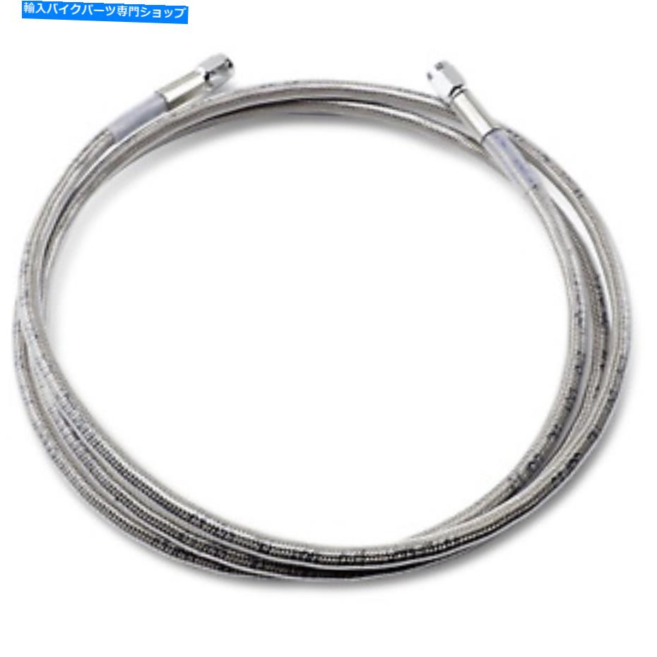 Hoses ドラッグスペシャリティ-872-ユニバーサルステンレススチールブレーキライン、72インチ。 Drag Specialties - 872 - Universal Stainless Steel Brake Line, 72in.【並行輸入品】