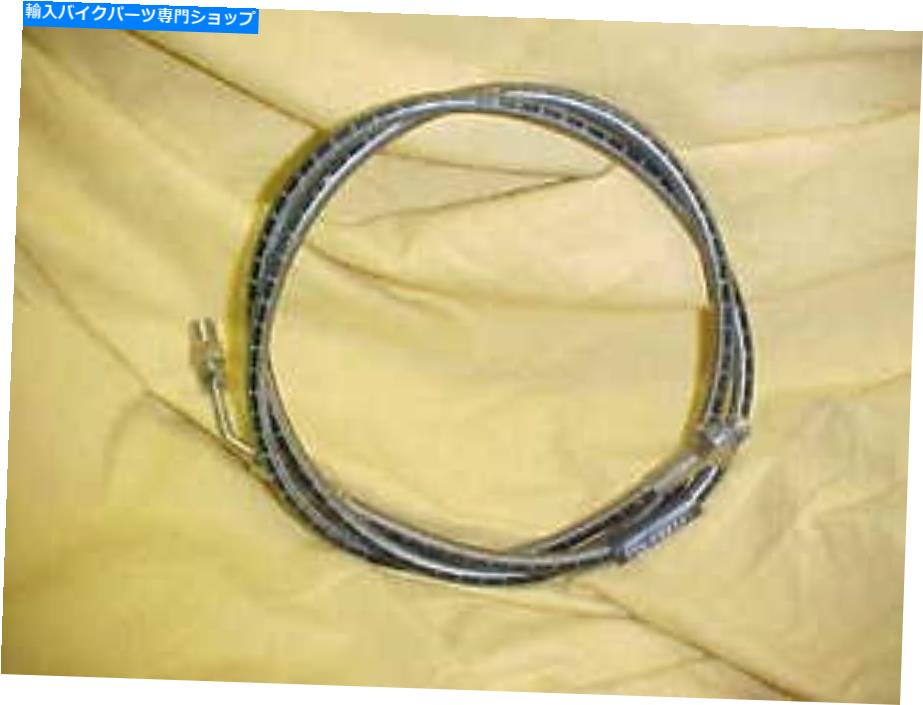 Hoses ハーレー、フロリダ州シャベルヘッド、編組ラッセルフロントブレーキライン、72-81 OE＃45521-73に適合 Harley,FLH Shovelhead, braided Russell front brake line, fits 72-81 OE# 45521-73【並行輸入品】