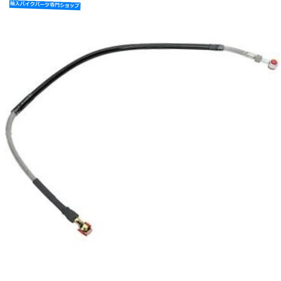 Hoses ムースレース-HS01-2-027/P-ステンレス鋼編組ブレーキラインスズキDR-Z 400 Moose Racing - HS01-2-027/P - Stainless Steel Braided Brake Line Suzuki DR-Z 400【並行輸入品】