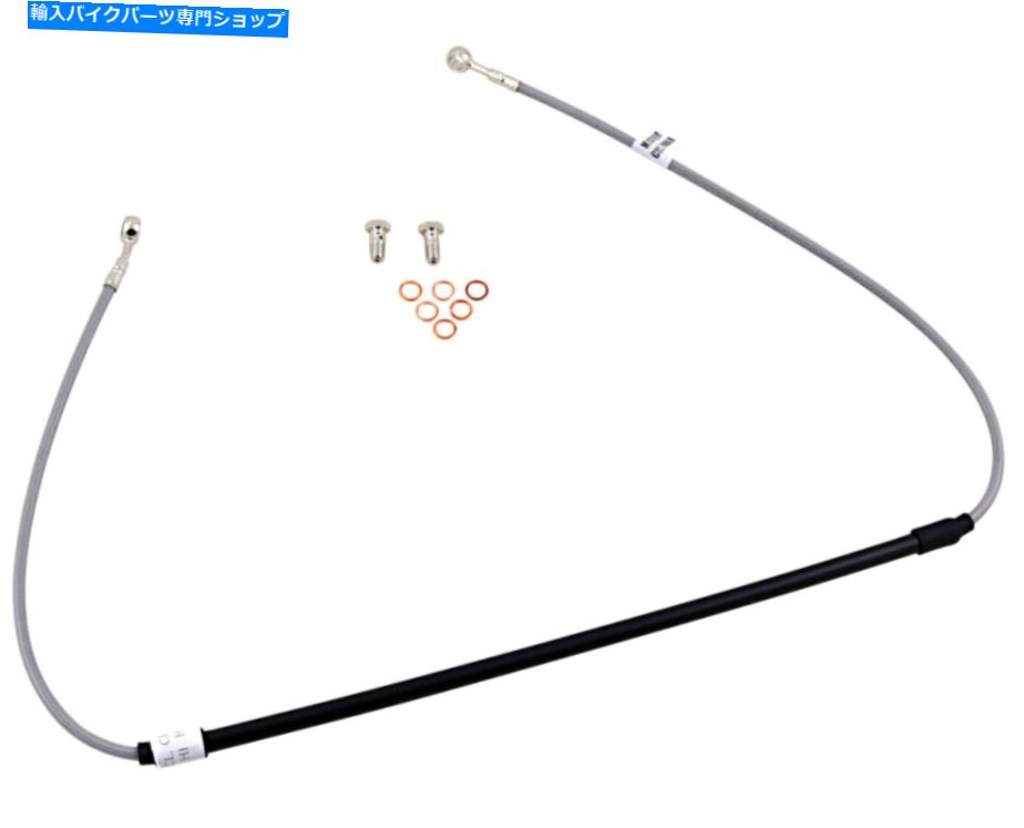Hoses ガルファー編組ステンレス鋼フロントブレーキライン（FK003D412-1） Galfer Braided Stainless Steel Front Brake Line (FK003D412-1)【並行輸入品】