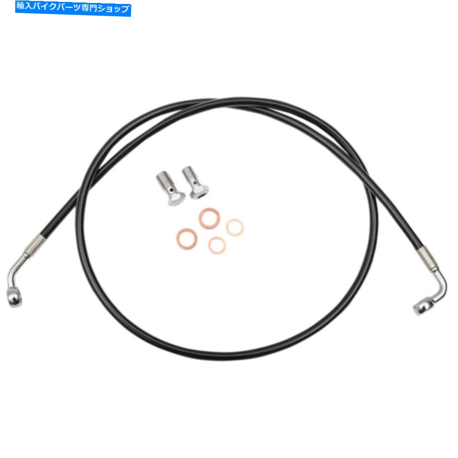 Hoses La Choppers Brake Line -Black -18-20 00-10 -Softail | LA-8130B19B LA Choppers Brake Line - Black - 18-20 00-10 - Softail | LA-8130B19B【並行輸入品】