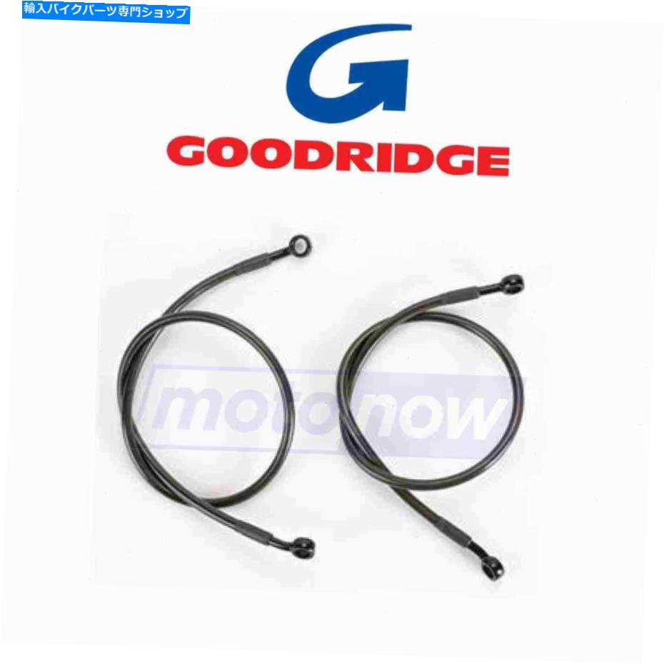 Hoses グッドリッジ11371ブレーキブレーキ用の黒い端を備えたユニバーサルブラックブレーキホースQR Goodridge 11371 Universal Black Brake Hose with Black Ends for Brake Brake qr【並行輸入品】