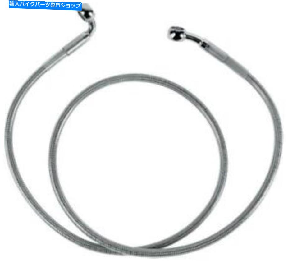 Hoses DS編組ブレーキラインキットフロントハーレーDavidson FLST/FLSTC/FLSTF/FLSTN＃142865 DS Braided Brake Line Kit Front Harley Davidson FLST/FLSTC/FLSTF/FLSTN #142865【並行輸入品】