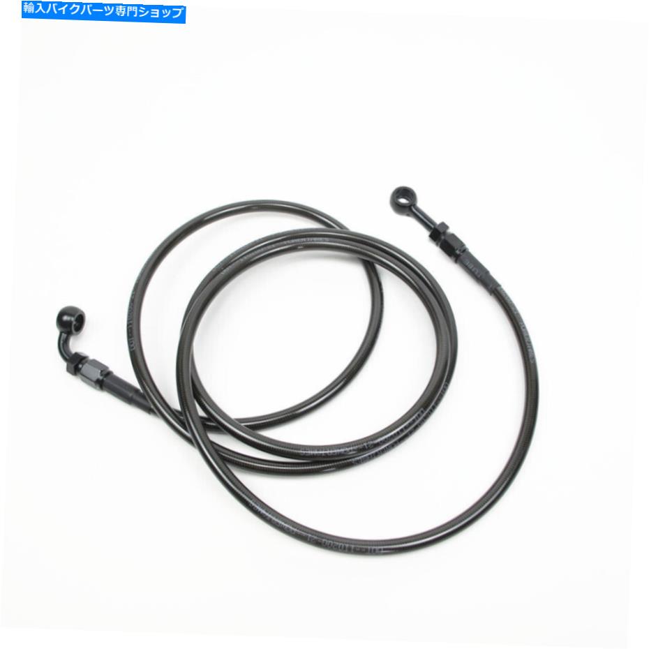 Hoses ブラックスモーク59 1/10“ 150cmブレーキライン、ハーレーデビッドソンツーリングのための2つのバンジョー Black Smoked 59 1/10“150cm Brake Lines W/ Two Banjos for Harley Davidson Touring【並行輸入品】 41,470円