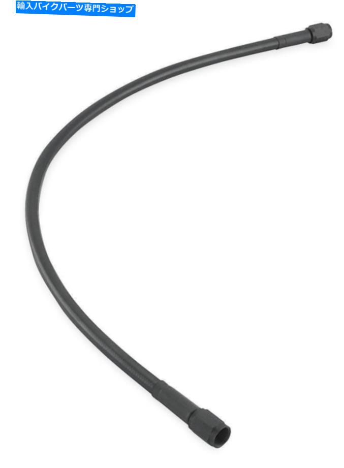 Hoses グッドリッジユニバーサルブラックブレーキホースは黒い端を備えています-48インチ。 -11348 Goodridge Universal Black Brake Hose with Black Ends - 48in. - 11348【並行輸入品】