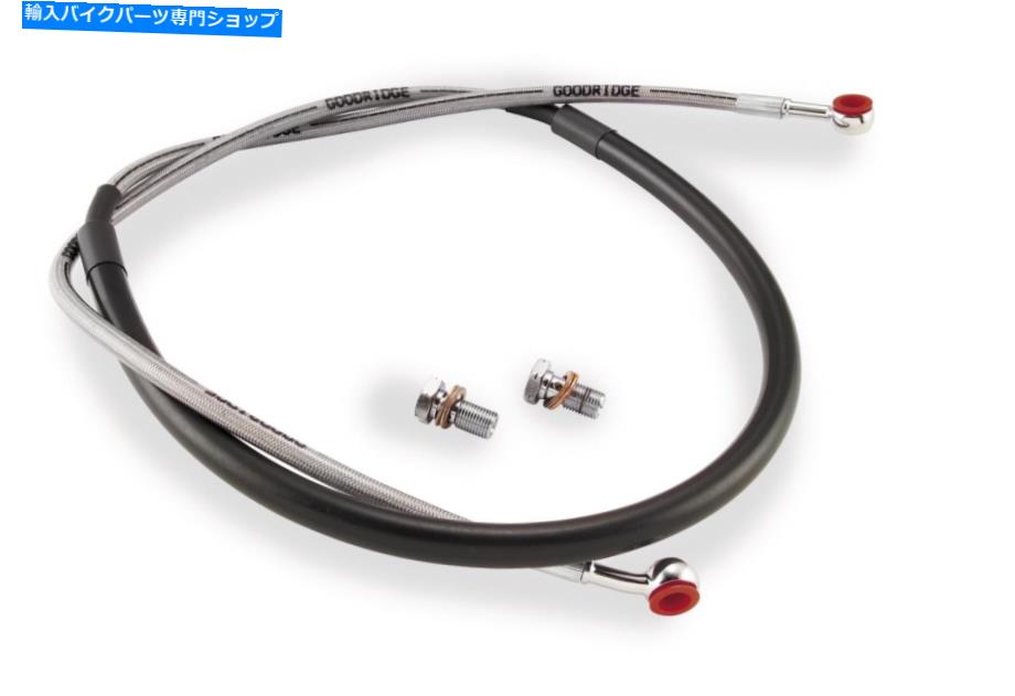 Hoses Goodridge 64032BK Xtreme Offroadフロントブレーキラインキット Goodridge 64032BK Xtreme Offroad Front Brake Line Kit【並行輸入品】