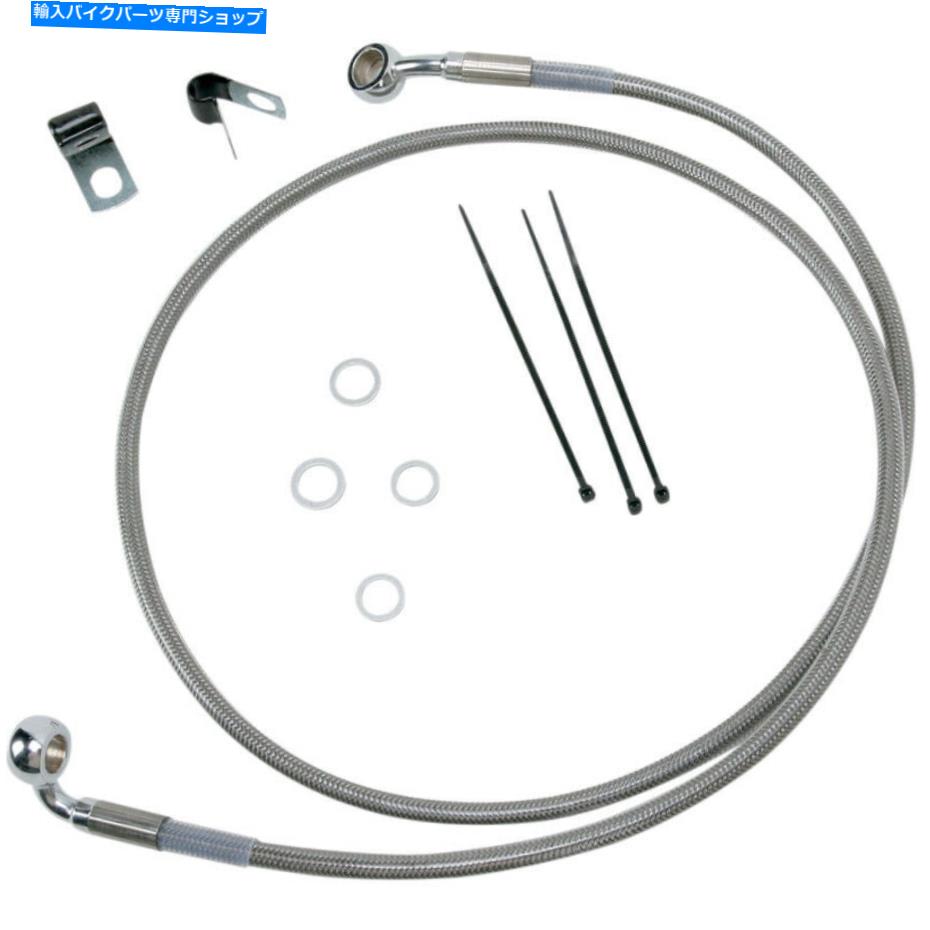 Hoses ドラッグフロント拡張+10ステンレススチールブレーキラインハーレー99-07 FXST Drag Front Extended +10 Stainless Steel Brake Line for Harley 99-07 FXST【並行輸入品】 42,543円