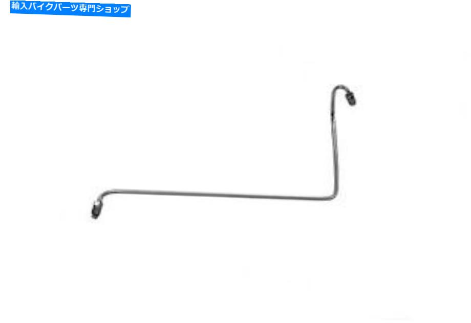 Hoses スチールリアブレーキラインChromeはHarley-Davidsonに適合します Steel Rear Brake Line Chrome fits Harley-Davidson【並行輸入品】