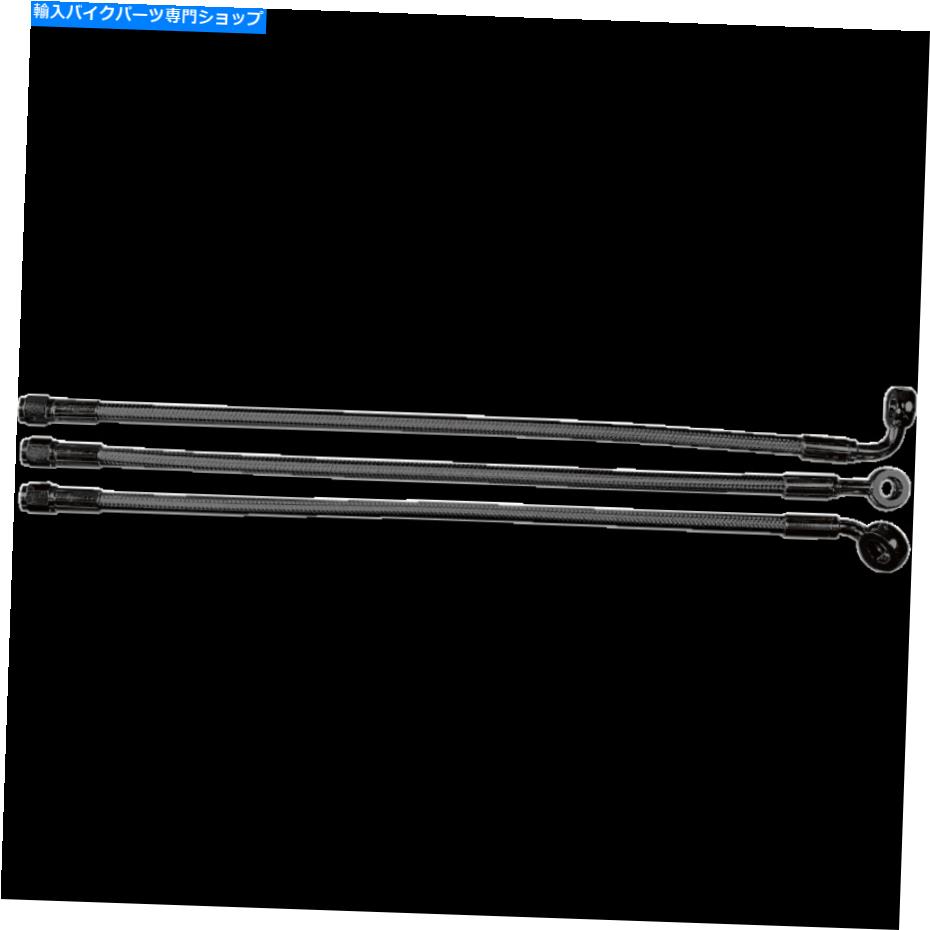 Hoses マグナム47631ステンレスフロントアッパーブレーキライン3/8in/10mm 180 deg。バンジョー31in Magnum 47631 Stainless Front Upper Brake Line 3/8in/10mm 180deg. Banjo 31in【並行輸入品】
