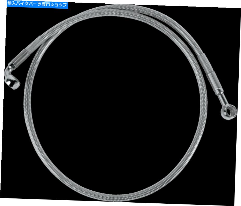 Hoses ドラッグスペシャルズ標準の長さフロントステンレススチールブレーキラインキット＃1204-2753 Drag Specialties Standard Length Front Stainless Steel Brake Line Kit #1204-2753【並行輸入品】