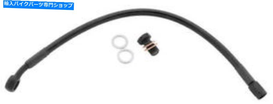 Hoses グッドリッジプレミアムブレーキラインキットABSフロントブラック＃HD0099-1FPBKハーレーデビッドソン Goodridge Premium Brake Line Kit ABS Front Black #HD0099-1FPBK Harley Davidson【並行輸入品】
