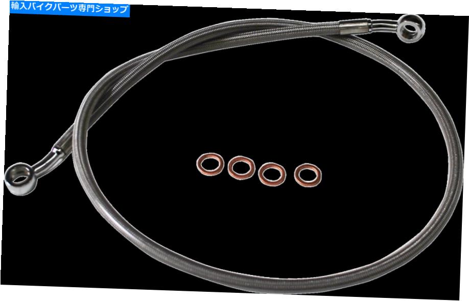 Hoses インディアンスカウトのための15-21 LAチョッパーズステンレスブレーキラインストックLA-8400B08 15-21 for Indian Scout LA CHOPPERS Stainless Brake Line Stock LA-8400B08【並行輸入品】