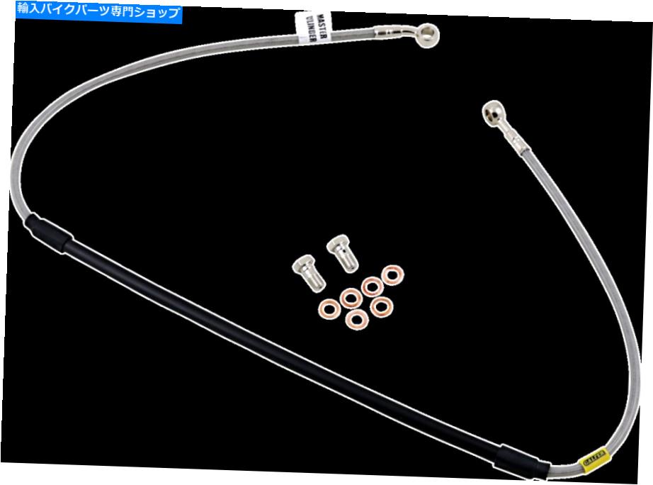 Hoses ガルファースチール編組フロントブレーキラインホンダ1992-2005 CR80R/B CR85R/Bステンレス Galfer Steel Braided Front Brake Line Honda 1992-2005 CR80R/B CR85R/B Stainless【並行輸入品】