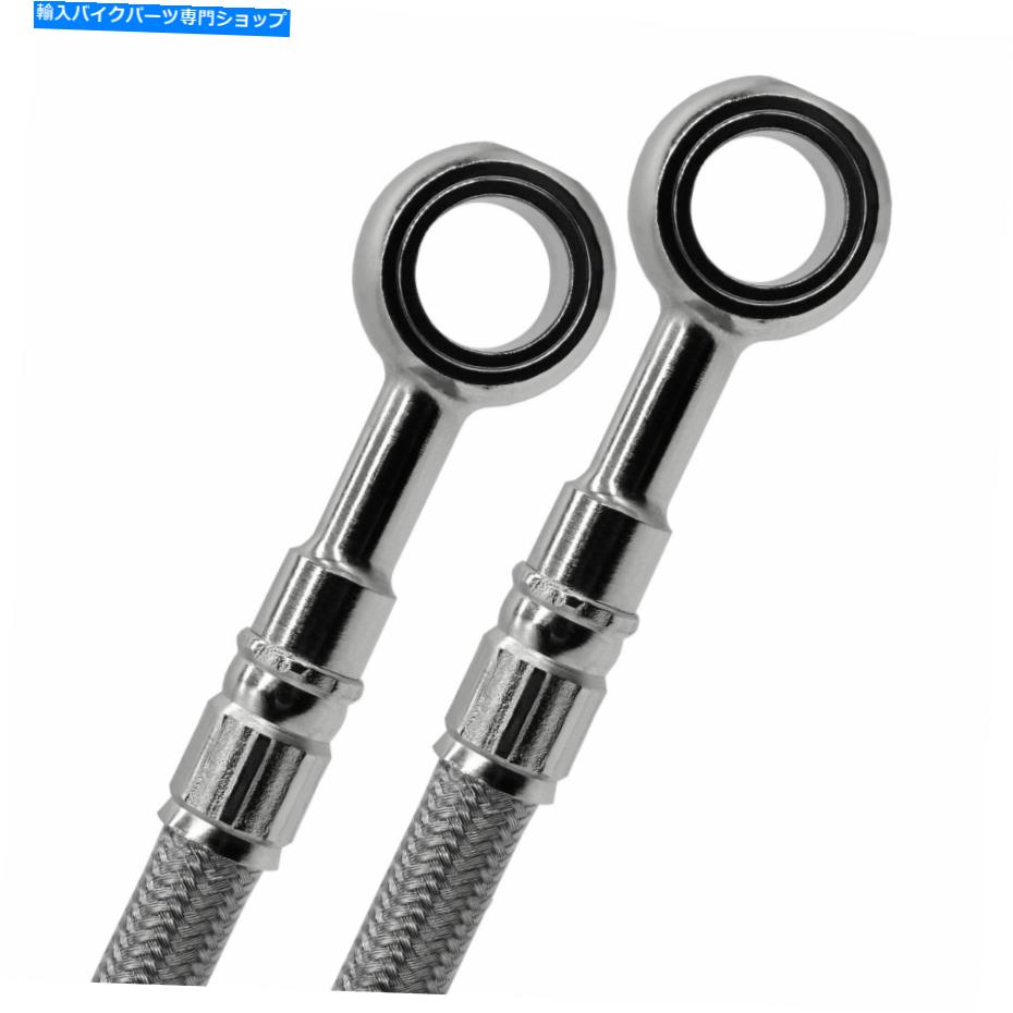 Hoses Galfer Brakes -FK003D150-2-ステンレス鋼フロント油圧ブレーキラインキット Galfer Brakes - FK003D150-2 - Stainless Steel Front Hydraulic Brake Line Kit【並行輸入品】