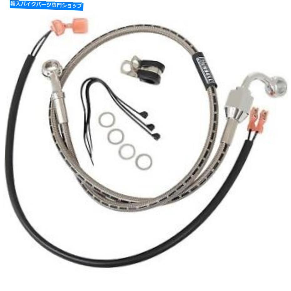 Hoses 2000-2003ハーレー883 1200 R08835DSのラッセル編組リアブレーキラインキット Russell Braided Rear Brake Line Kit for 2000-2003 Harley 883 1200 R08835DS【並行輸入品】