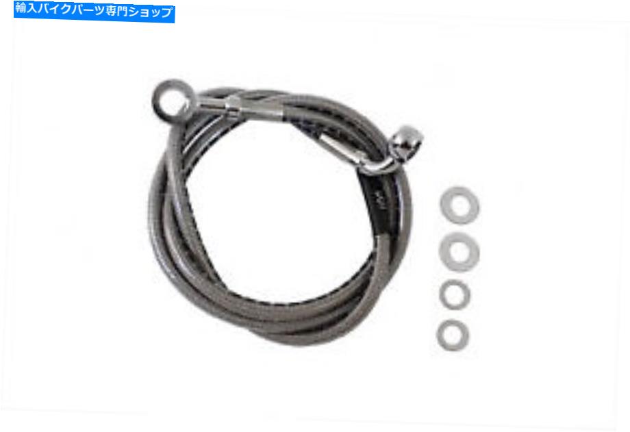 Hoses ステンレススチールフロントブレーキホース44インチフィットハーレーデビッドソン Stainless Steel Front Brake Hose 44 inch fits Harley Davidson【並行輸入品】