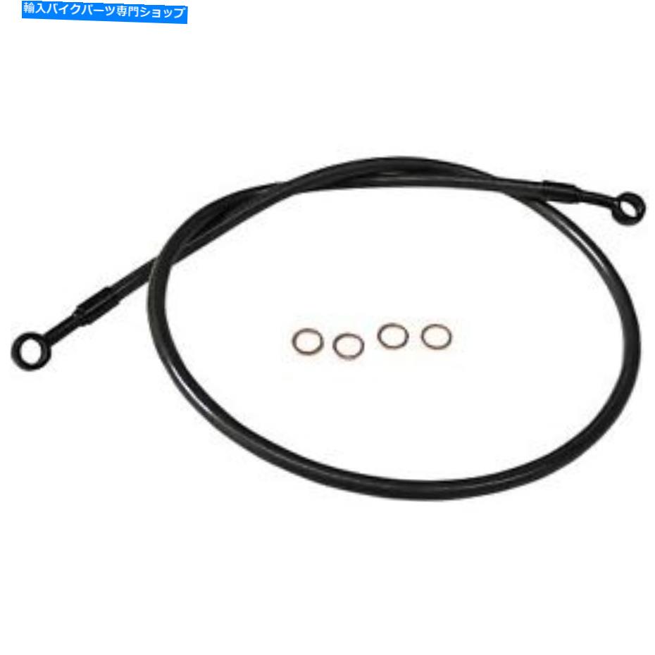 Hoses LA Choppers -LA -8400B13M -Midnight Brake Brake Line Indian Scout、Scout Sixty LA Choppers - LA-8400B13M - Midnight Braided Brake Line Indian Scout,Scout Sixty【並行輸入品】