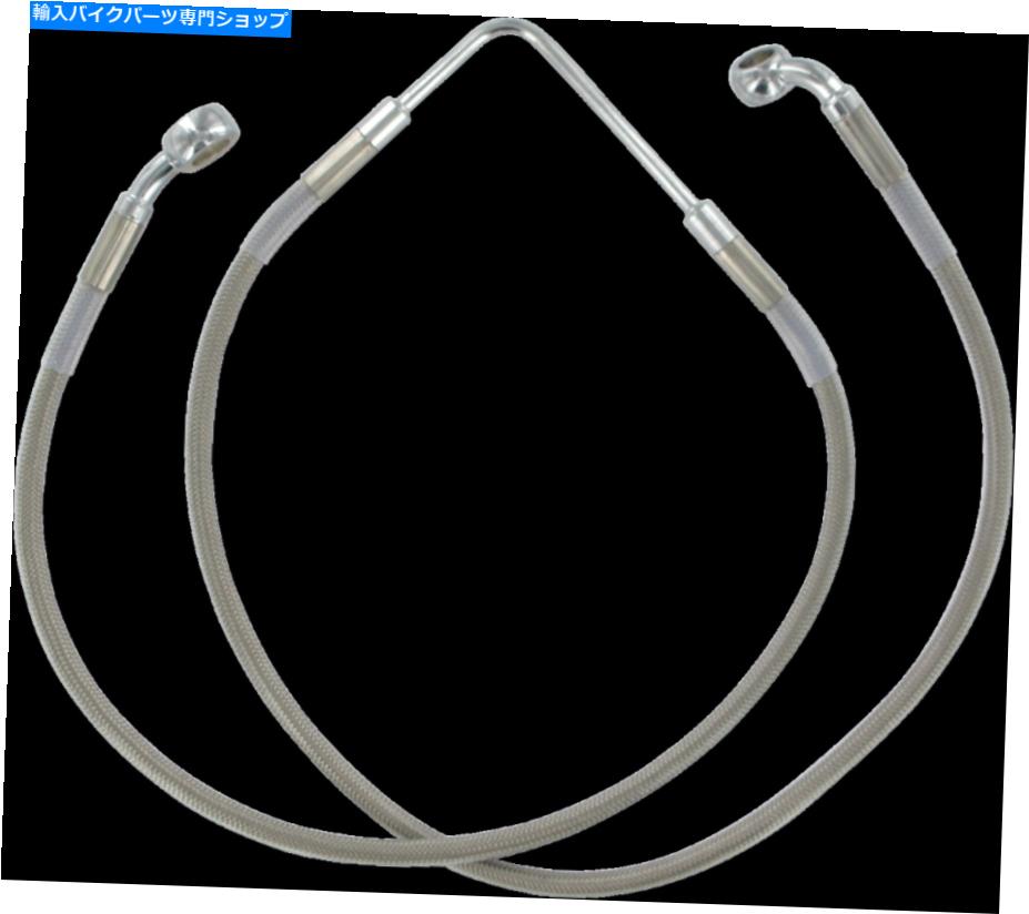 Hoses フロントブレーキライン、ダイナストリートボブFXDB 06-07は、ハーレーダビッドソン#42728-06に取って代わります Front Brake Line, Dyna Street Bob FXDB 06-07 Replaces Harley-Davidson # 42728-06【並行輸入品】