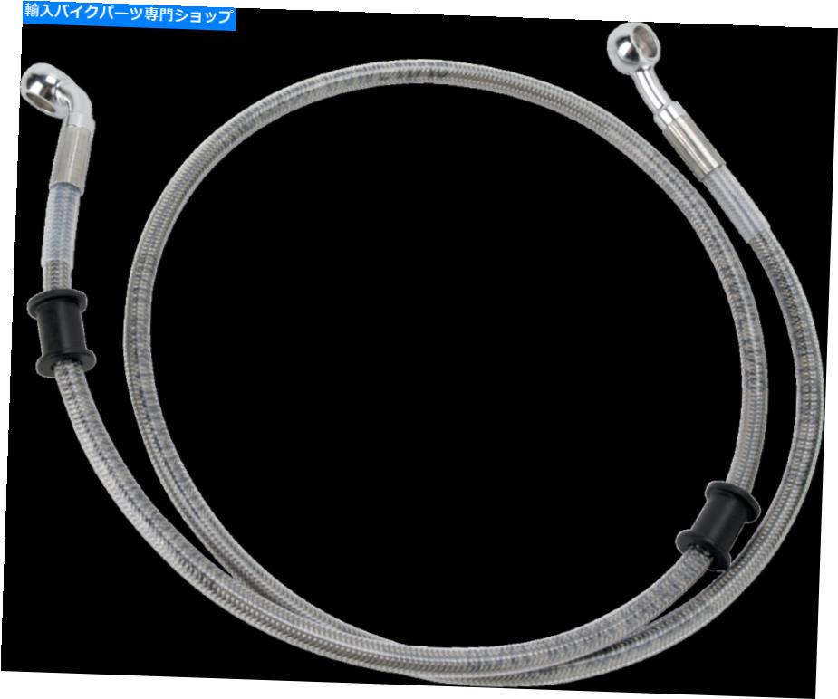 Hoses ドラッグスペシャルズ標準の長さフロントステンレススチールブレーキラインキット1741-2912 Drag Specialties Standard Length Front Stainless Steel Brake Line Kit 1741-2912【並行輸入品】