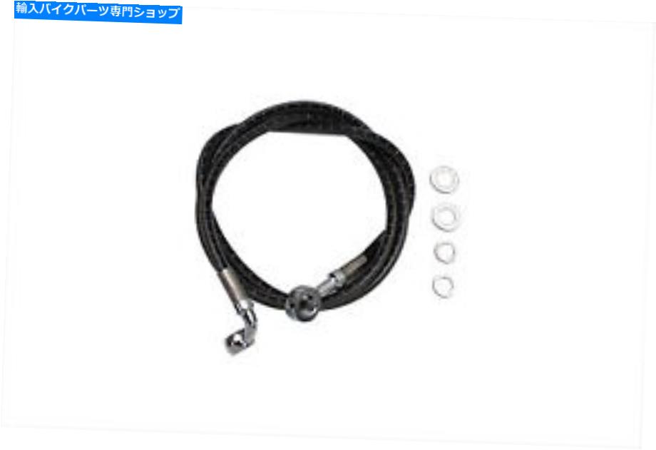Hoses ステンレススチールフロントブレーキホース45-7/8インチフィットハーレーデビッドソン Stainless Steel Front Brake Hose 45-7/8 inch fits Harley Davidson【並行輸入品】