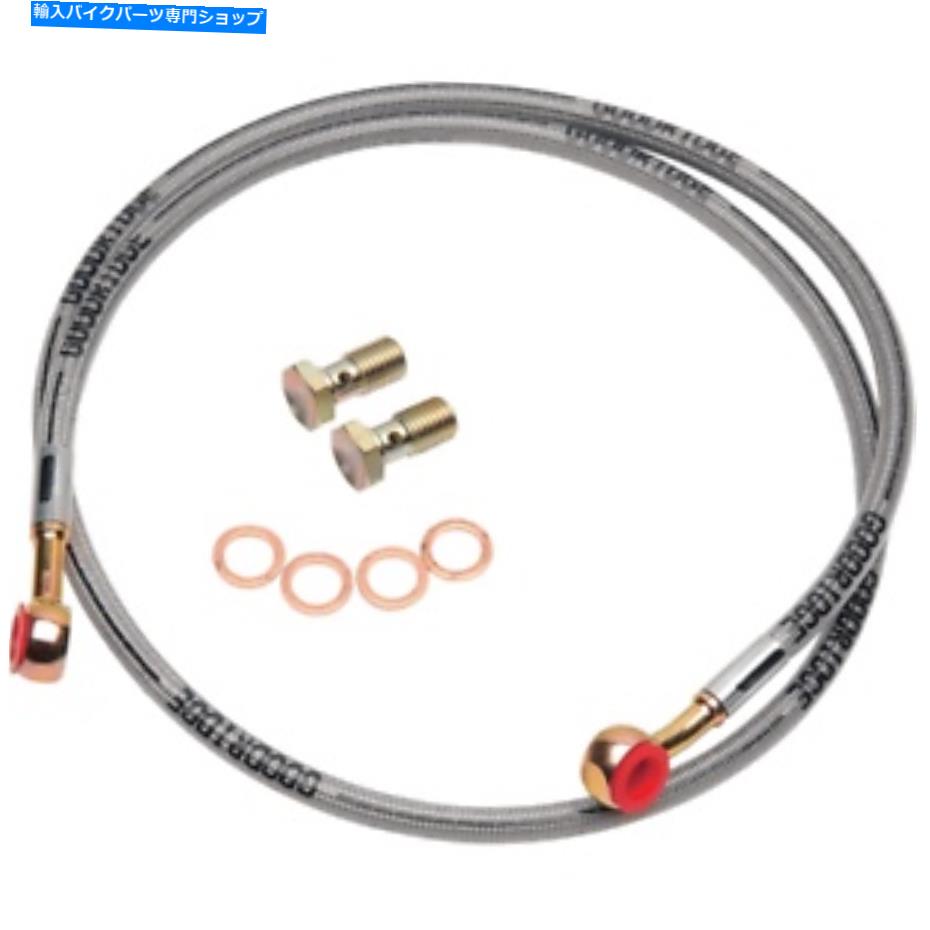 Hoses 2005年スズキGSX1300Rハヤブサステンレス鋼編組ブレーキラインキット Fits 2005 Suzuki GSX1300R Hayabusa Stainless Steel Braided Brake Line Kit【並行輸入品】