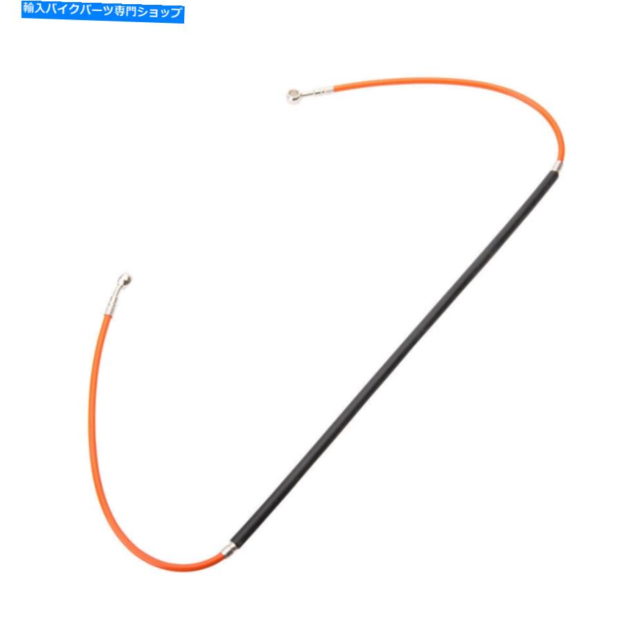 Hoses KTM 350 XC-F Factory編集2022用ガルファーフロントスチール編組ブレーキラインオレンジ Galfer Front Steel Braided Brake Line Orange For KTM 350 XC-F Factory Edit 2022【並行輸入品】