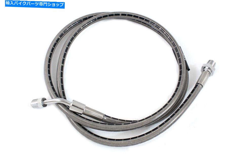 Hoses ステンレス鋼45インチフロントブレーキホースは、ハーレーダビッドソンに適合します Stainless Steel 45 inch Front Brake Hose fits Harley-Davidson【並行輸入品】 42,543円
