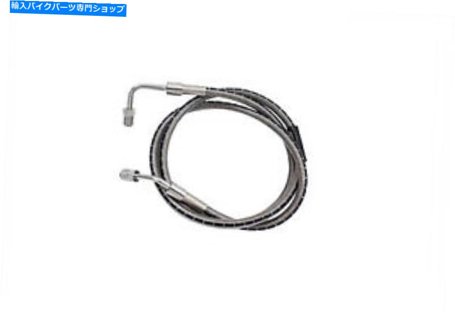 Hoses ステンレス鋼43-1/4インチフロントブレーキホースに適合するハーレーデビッドソン Stainless Steel 43-1/4 inch Front Brake Hose fits Harley Davidson【並行輸入品】