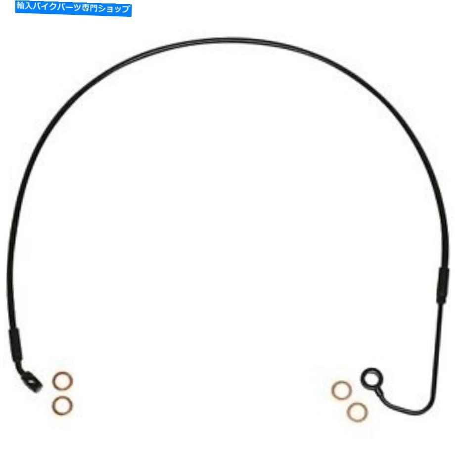 Hoses マグナム-SBB1410-36-黒いコーティングXRステンレス上部フロントブレイクラインキットハーレー Magnum - SBB1410-36 - Black Coated XR Stainless Upper Front Brakeline Kit Harley【並行輸入品】
