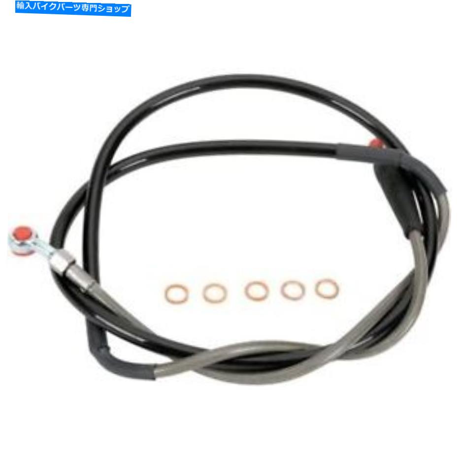 Hoses ムースステンレス鋼フロント編組ブレーキライン-Y01-1-046/P Moose Stainless Steel Front Braided Brake Line - Y01-1-046/P【並行輸入品】