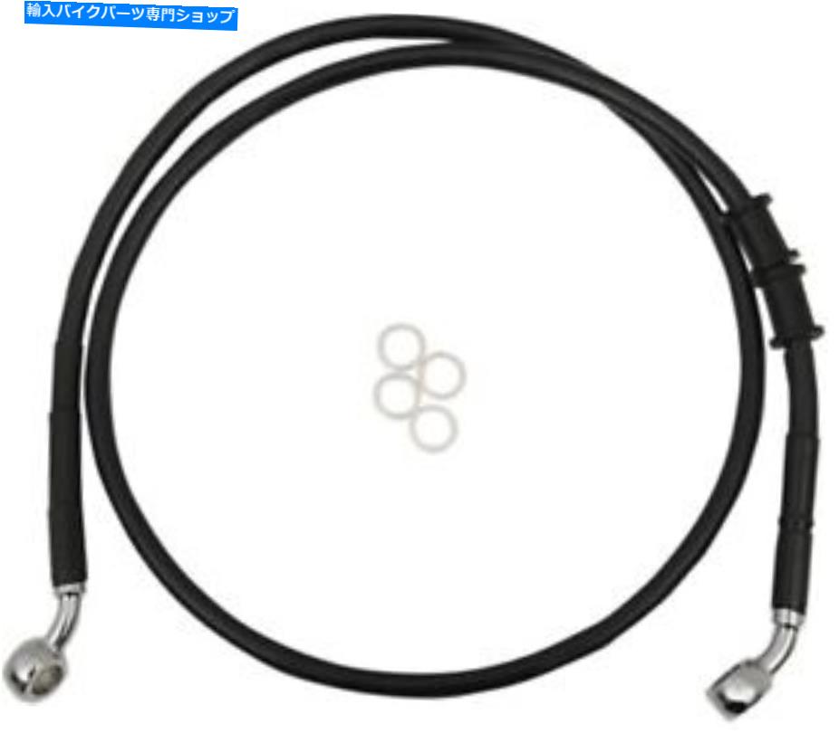 Hoses DS拡張フロントブレーキラインキットブラック非ABS +6 DS Extended Front Brake Line Kit Black Non-ABS +6【並行輸入品】