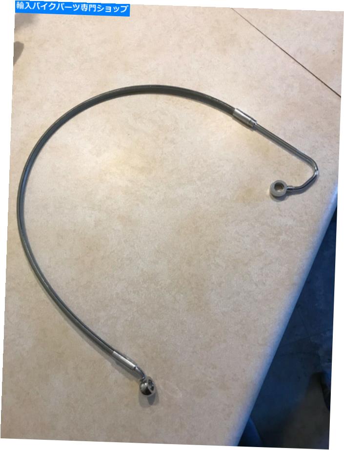 Hoses マグナムXRステンレスソフトアブスアッパーブレーキラインハーレーデビッドソン1741-5020 Magnum XR Stainless Softail ABS Upper Brake Line Harley Davidson 1741-5020【並行輸入品】