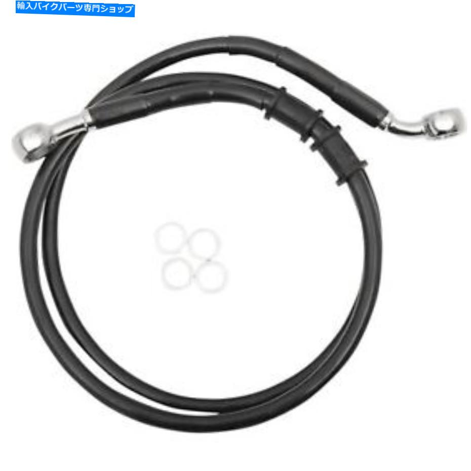 Hoses ドラッグスペシャリティフロントブレーキライン-XL -Black +2 \