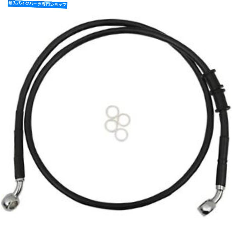 Hoses ドラッグスペシャリティフロントブレーキライン-XL -Black +2 \