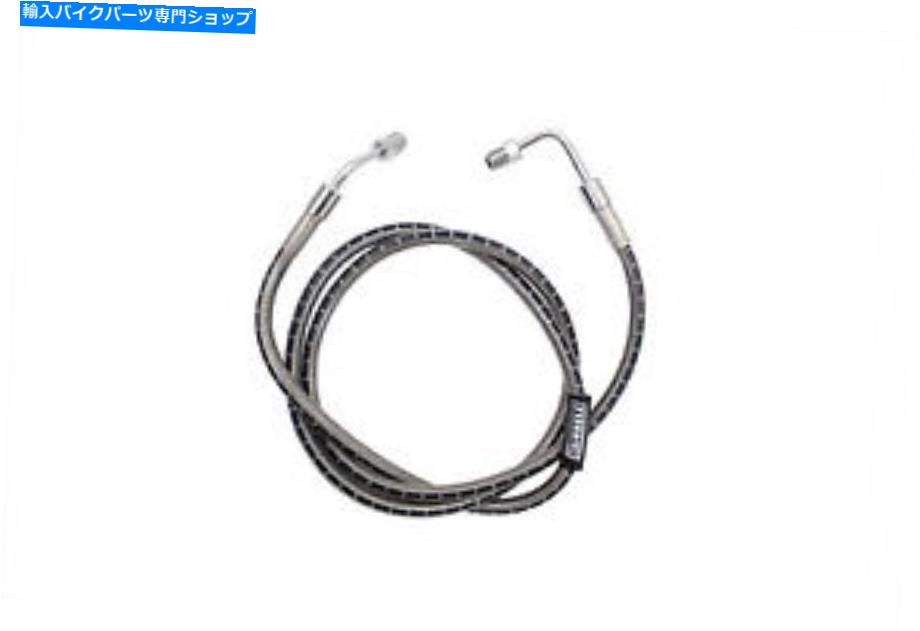 Hoses ステンレス鋼47-1/4インチフロントブレーキホースはハーレーダビッドソンに適合します Stainless Steel 47-1/4 inch Front Brake Hose fits Harley-Davidson【並行輸入品】