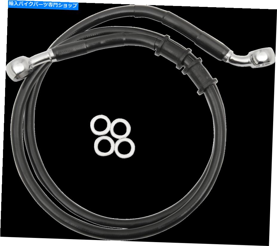 Hoses 14-21ハーレーXL1200Xのためのドラッグスペック拡張フロントブレーキラインキット+6 w/o ABS 14-21 for Harley XL1200X Drag Spec Extended Front Brake Line Kit +6 W/O ABS【並行輸入品】