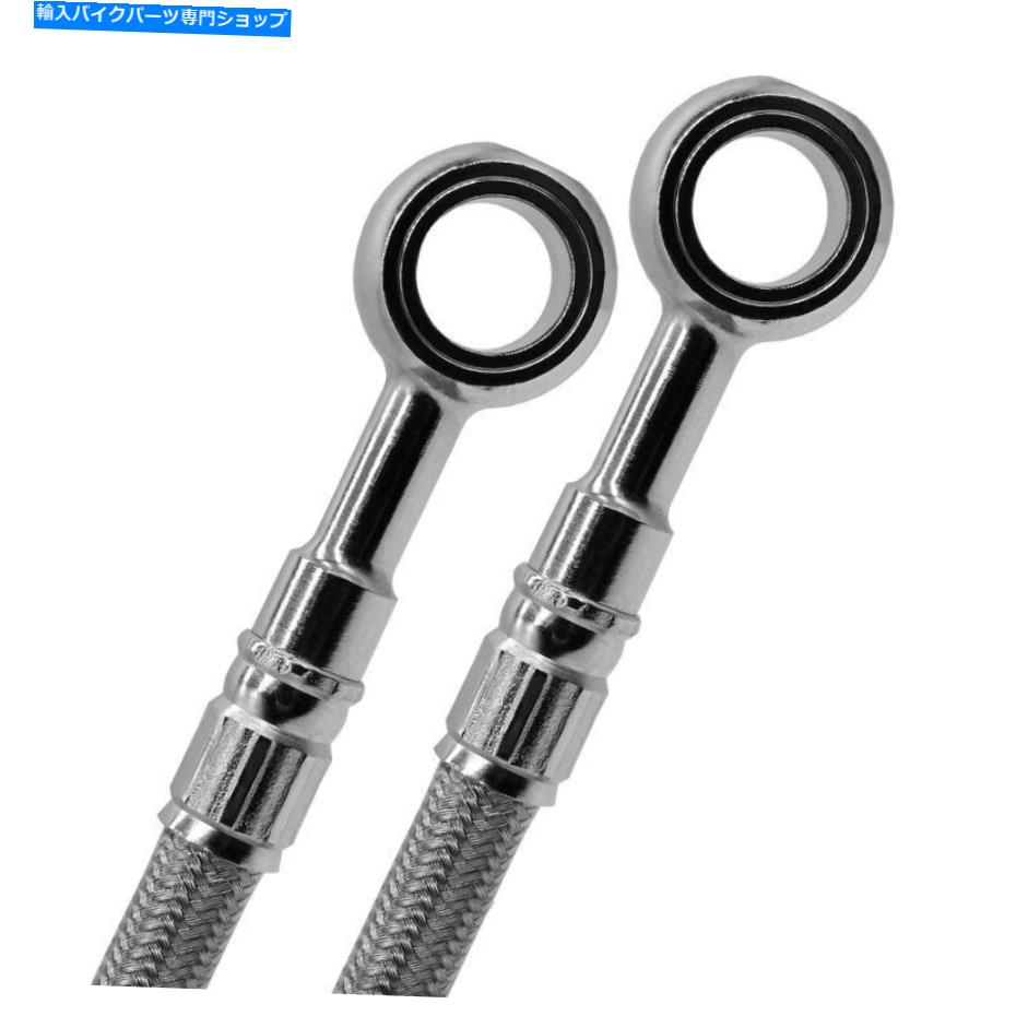 Hoses Galfer Brakes -FK003D158-1-ステンレス鋼フロント油圧ブレーキラインキット Galfer Brakes - FK003D158-1 - Stainless Steel Front Hydraulic Brake Line Kit【並行輸入品】