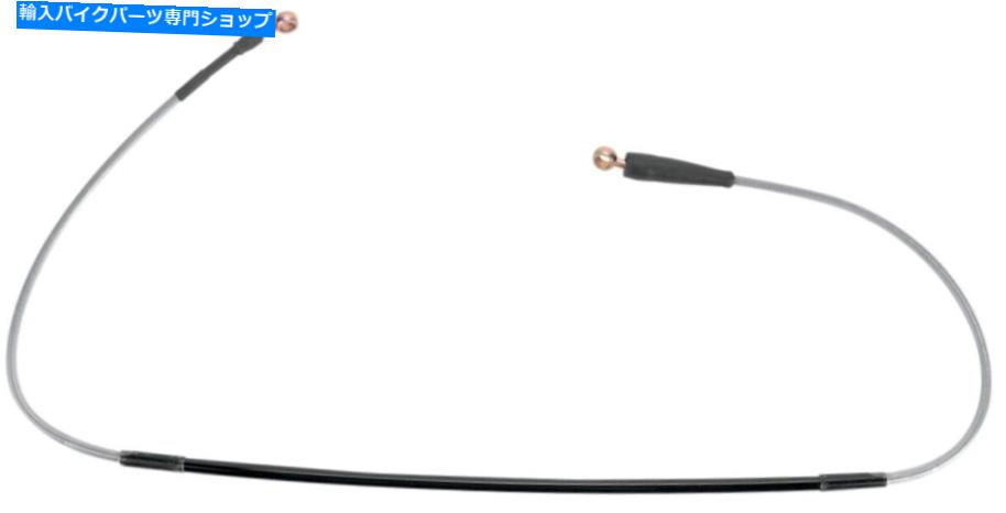 Hoses Moose Racing 1741-0165ステンレス鋼の編組ブレーキライン Moose Racing 1741-0165 Stainless Steel Braided Brake Line【並行輸入品】