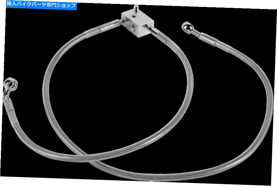 Hoses 2000-2003ハーレーソフトアイルナイトトレインFXSTBブレーキラインリアFX/FLST '00 -'03 2000-2003 for Harley Softail Night Train FXSTB Brake Line Rear FX/FLST '00-'03【並行輸入品】