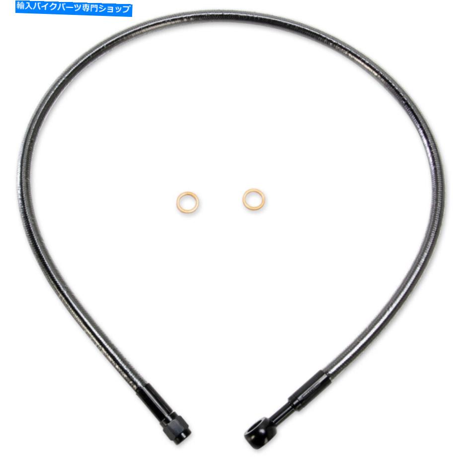 Hoses マグナムブラックパールフロントブレーキライン-ABS -180/10mm 30 \
