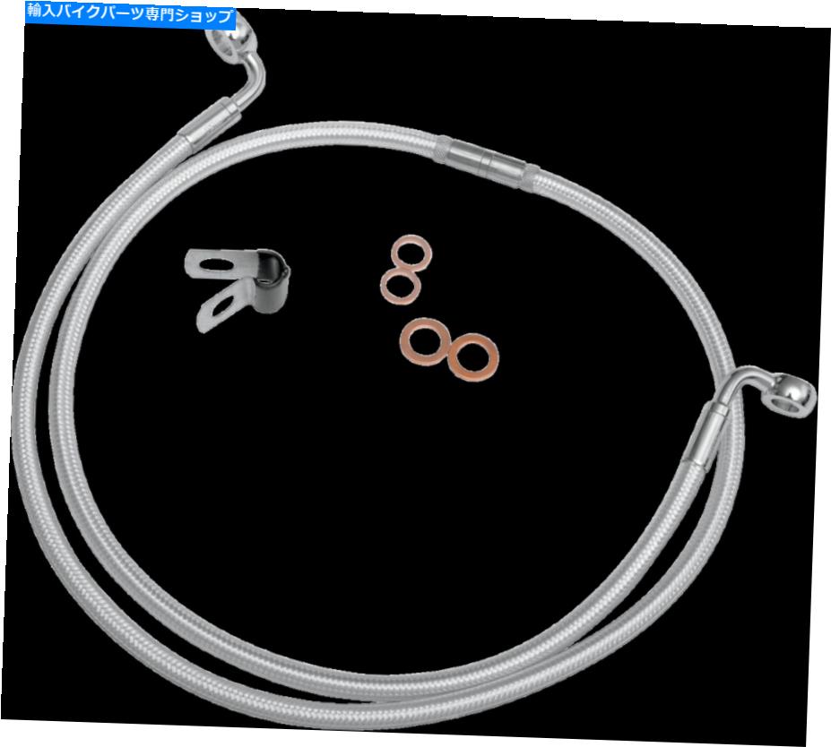 Hoses マグナムクロマイトII E-Zアラインシングルディスクフロントブレーキライン36248SW Magnum Chromite II E-Z Align Single Disc Front Brake Line 36248SW【並行輸入品】