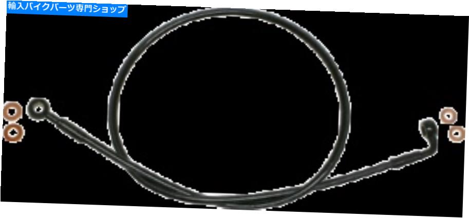 Hoses Magnum SBB0604-49 XRステンレス極端な応答フロントドットブレーキラインキット Magnum SBB0604-49 XR Stainless Extreme Response Front DOT Brake Line Kit【並行輸入品】
